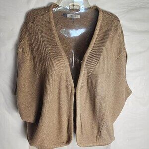 Jennifer Lopez Gold Sparkle Shrug Size M